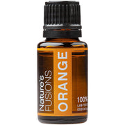 Nature's Fusions Orange Sweet bottle pour for easy diffuser blends.