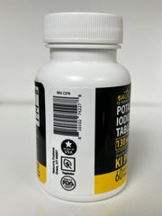 Nature's Fusions Potassium Iodide Tablets 130 mg USP-grade crystals ready for use.
