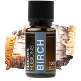 Nature’s Fusions Sweet Birch oil bottle ready for diffusion and topical blends.