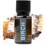 Nature’s Fusions Sweet Birch oil bottle ready for diffusion and topical blends.
