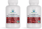Nature's Lab Cranberry 5400mg pack shot shows vegan, gluten-free urinary health support benefits.
