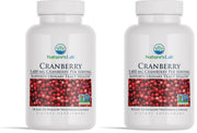 Nature's Lab Cranberry 5400mg pack shot shows vegan, gluten-free urinary health support benefits.