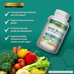 Nature's Lab Gold One Daily capsules pack ready for daily use.