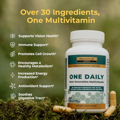 Nature's Lab Gold One Daily label front showing key nutrients.