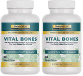 Nature's Lab Gold Vital Bones Aquamin bottle front for plant-based calcium support