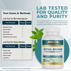 Packaging box featuring Nature's Lab Gold Vital Bones for easy storage