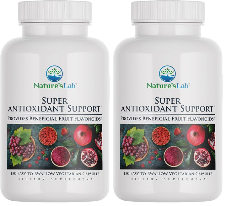 Nature's Lab Super Antioxidant bottle front view for daily wellness