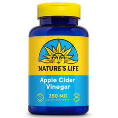 Nature's Life ACV tablets in a bottle for daily detox support