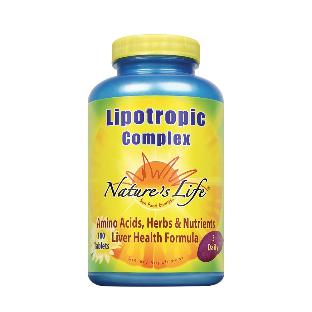 Nature's Life Lipotropic Complex bottle front showing packaging and labeling