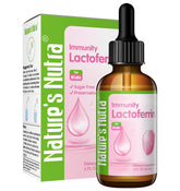 Nature's Nutra Lactoferrin liquid drops bottle for easy infant dosing