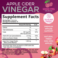 Close-up of ACV gummy showing texture for digestion support.