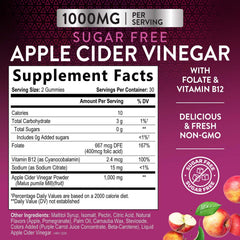 Nature's Nutrition ACV gummies close-up showing chewy texture and color.