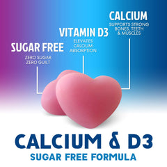 Nature's Nutrition Calcium Gummies with D3 label showing enhanced absorption