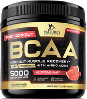 Nature's Nutrition Muscle Recovery bottle pour supports post-workout recovery