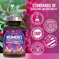 Nature's Nutrition product label close-up highlighting vegan, gluten-free and GMO-free ingredients
