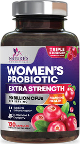 Nature's Nutrition Probiotics for Women 90B bottle for daily gut and feminine support