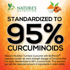 Closeup of Nature's Nutrition capsules highlighting potency