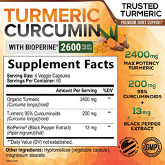 Nature's Nutrition turmeric capsules closeup emphasizing vegan, non-GMO formula