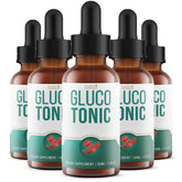 Nature’s NutriWave GlucoTonic bottle with pour for daily use.