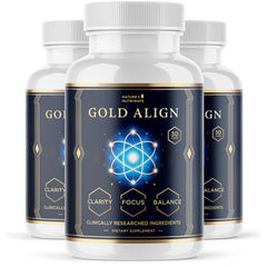 Nature’s NutriWave Gold Align bottle with capsules for daily wellness