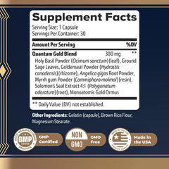 Nature’s NutriWave Gold Align ingredients on display highlighting natural blend