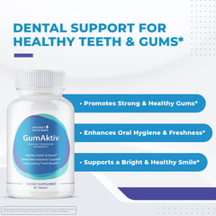 Nature's NutriWave GumAktiv bottle with label showcases convenient chewable tablets.