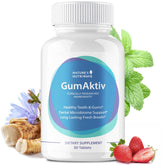 Nature's NutriWave GumAktiv bottle supports daily oral health with convenient chewables.