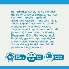 Nature's NutriWave Korvizol Comfort Cream infused with Arnica and Peppermint for soothing refreshment