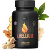 Nature's NutriWave Laellium bottle front shows green tea and apple cider vinegar blend for daily wellness.