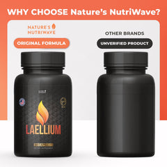 Nature's NutriWave Laellium packaging is USA-made, emphasizing quality and safety.