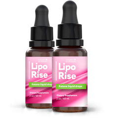 Nature's NutriWave LipoRise Drops bottle showing plant-based formula for daily balance support