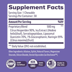 Ivy leaf extract in NiteHush Pro supports balanced nighttime wellness.