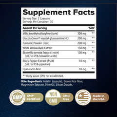 Nature’s NutriWave SynoVitta pack held in hands, illustrating a monthly supply.