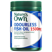 Nature's Own Omega-3 1500mg odourless bottle supports convenient daily wellness.