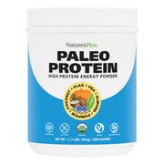 Nature's Plus Organic Paleo Protein jar for plant-based protein in every shake