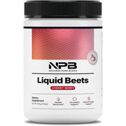Nature's Pure Blend beet root powder bottle for daily circulation support