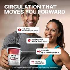 Beet root powder scoop showing easy-to-measure serving for convenient workouts