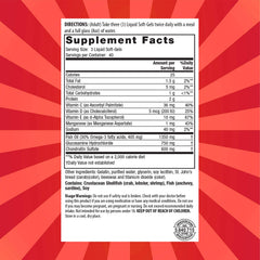 Nature's Secret Inholtra capsules close-up showing glucosamine and chondroitin support.