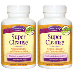 Nature's Secret Super Cleanse bottle pour promotes a gentle detox start for daily wellness