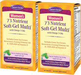 Nature's Secret Women’s 73-Nutrient Soft-Gel Multi bottle front supports daily wellness for women.