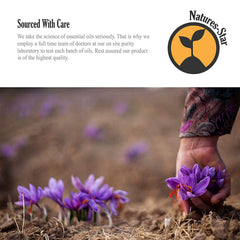 Natures-Star Lavender oil with lavender flowers, natural fragrance for crafts.