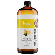 Natures-Star Lemon essential oil 16oz bottle for diffusion and freshening spaces.