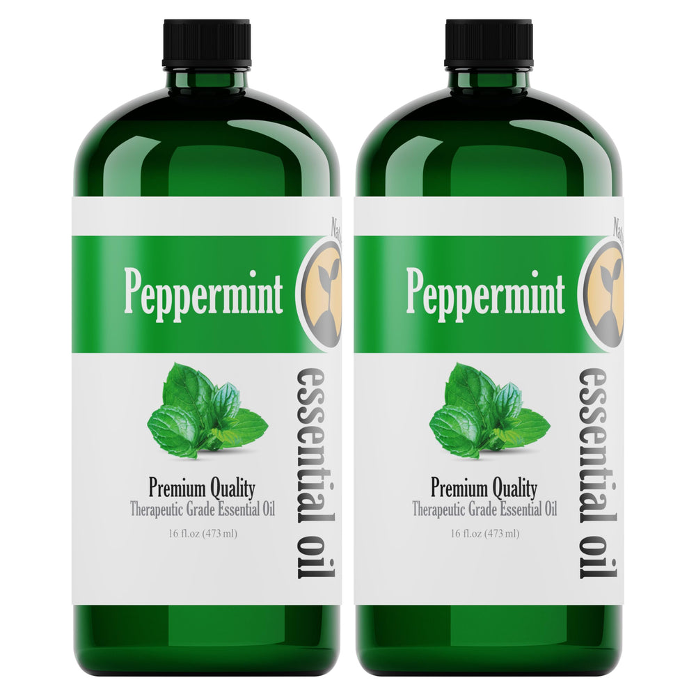Natures-Star Peppermint Oil 2-Pack bottle close-up for refreshing aromas.