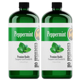 Natures-Star Peppermint Oil 2-Pack bottle close-up for refreshing aromas.