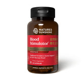Nature's Sunshine Blood Stimulator bottle shows herbal blend for daily wellness