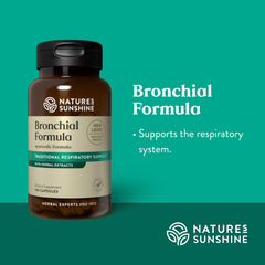 Nature's Sunshine Bronchial Formula label detail provides ingredient overview.