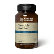Nature's Sunshine Vitamin C 250mg chewables bottle front for daily wellness