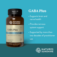 Nature's Sunshine GABA Plus label detail emphasizing kosher status