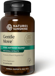 Nature's Sunshine Gentle Move bottle front, highlighting gentle daily digestive support.