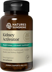 Nature's Sunshine Kidney Activator capsules bottle supports kidney function and urinary balance.